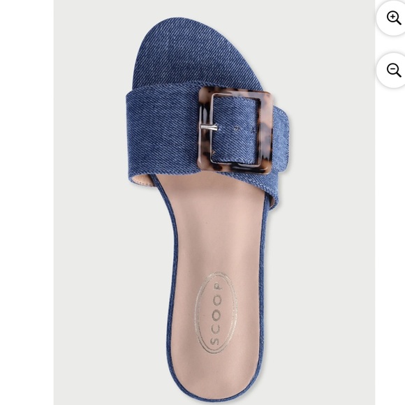 NWT Scoop Women's Buckle Slide Sandals - Picture 5 of 7